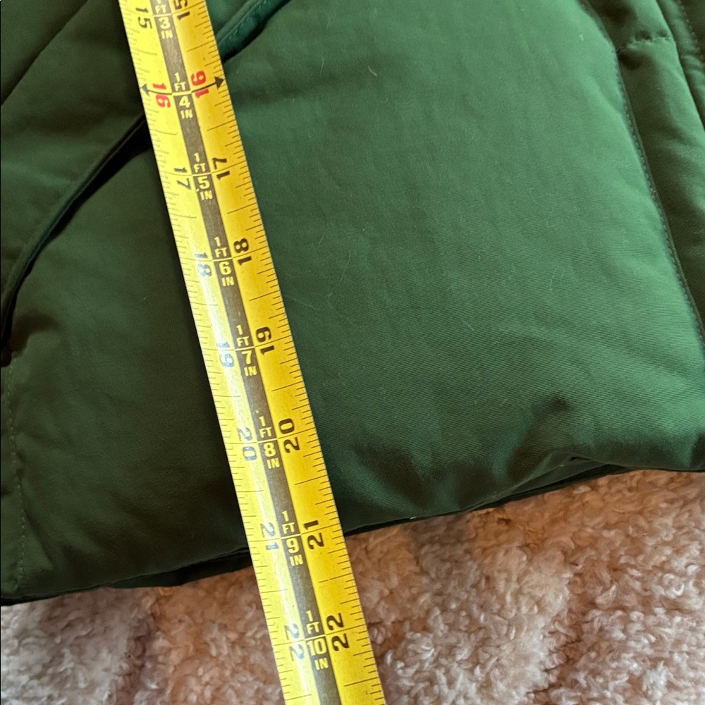 Patagonia Forest Green Downdrift Hooded Coat - Picture 11 of 11